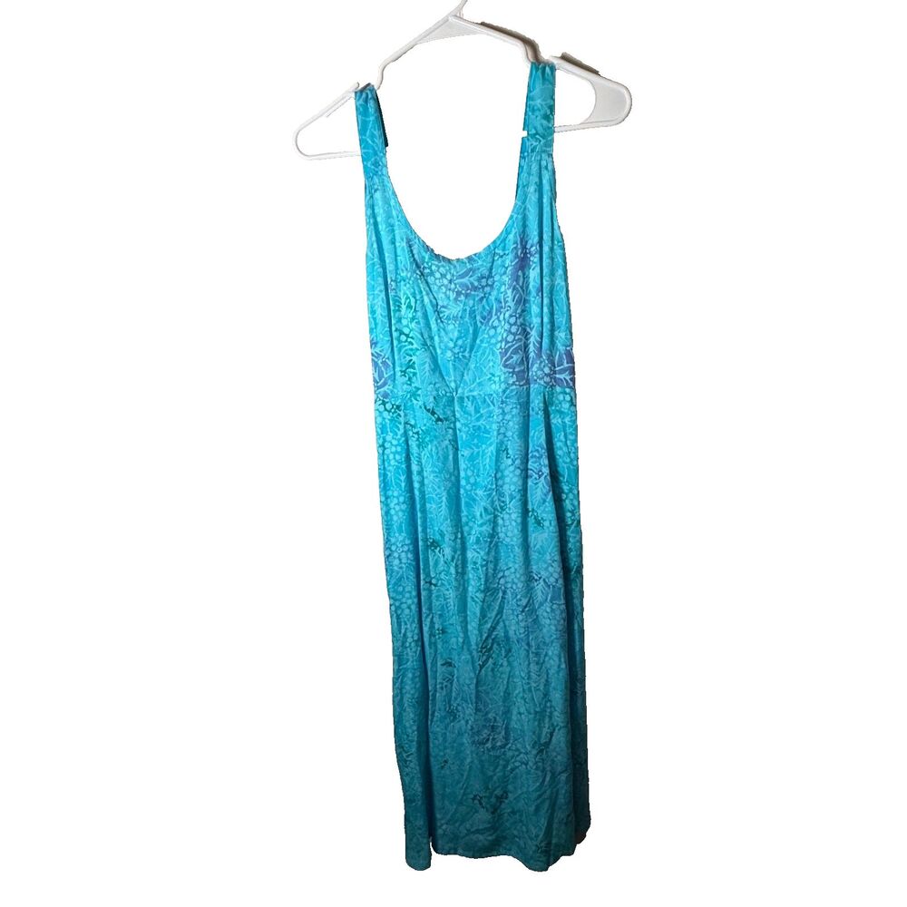 Very Vineyard Dress Women's XS Martha's Vineyard Blue Sheath Sleeveless Midi